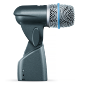 SUPERCARDIOID SWIVEL-MOUNT DYNAMIC MICROPHONE W/HIGH OUTPUT NEODYMIUM ELEMENT FOR INSTRUMENTS